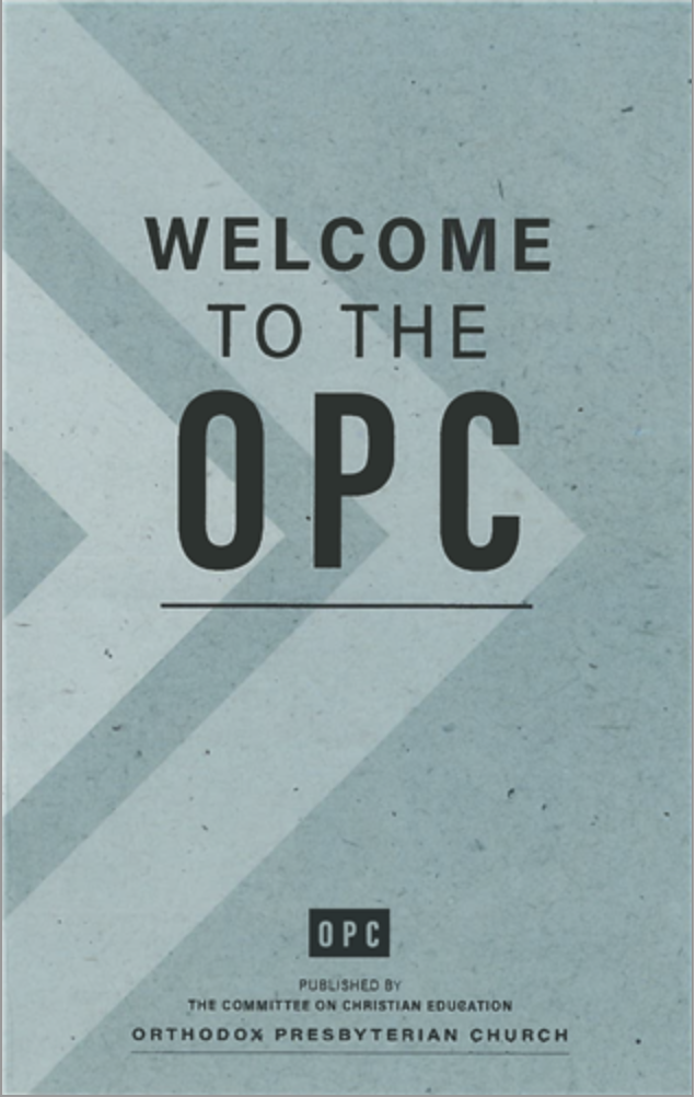 Welcome to the OPC booklet cover